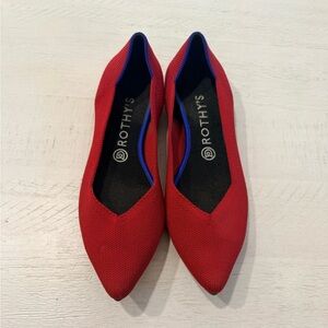Rothy's Vibrant Red Women's Flats